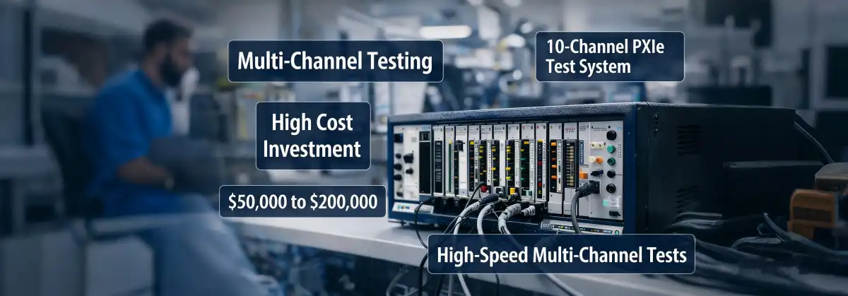 10-channel PXIe test system