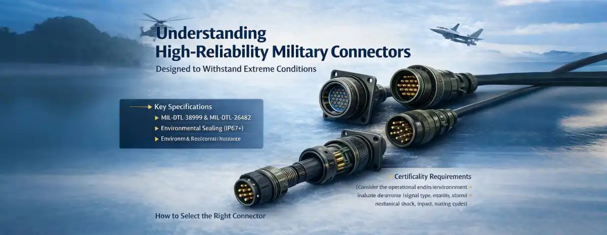 High-reliability military connector