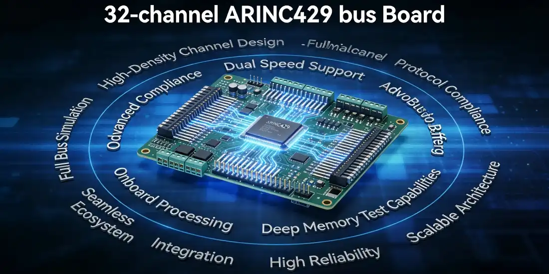 32-channel ARINC429 bus board 32-channel ARINC429 bus board