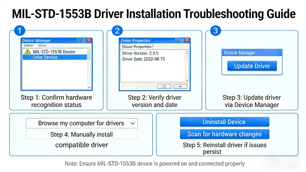MIL-STD-1553B test card MIL-STD-1553B test card