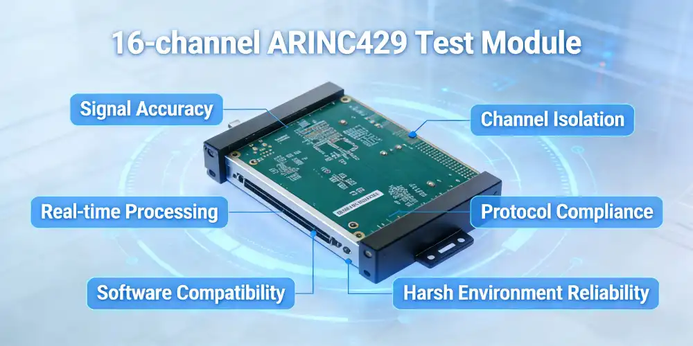 16-channel ARINC429 avionics test module 16-channel ARINC429 avionics test module