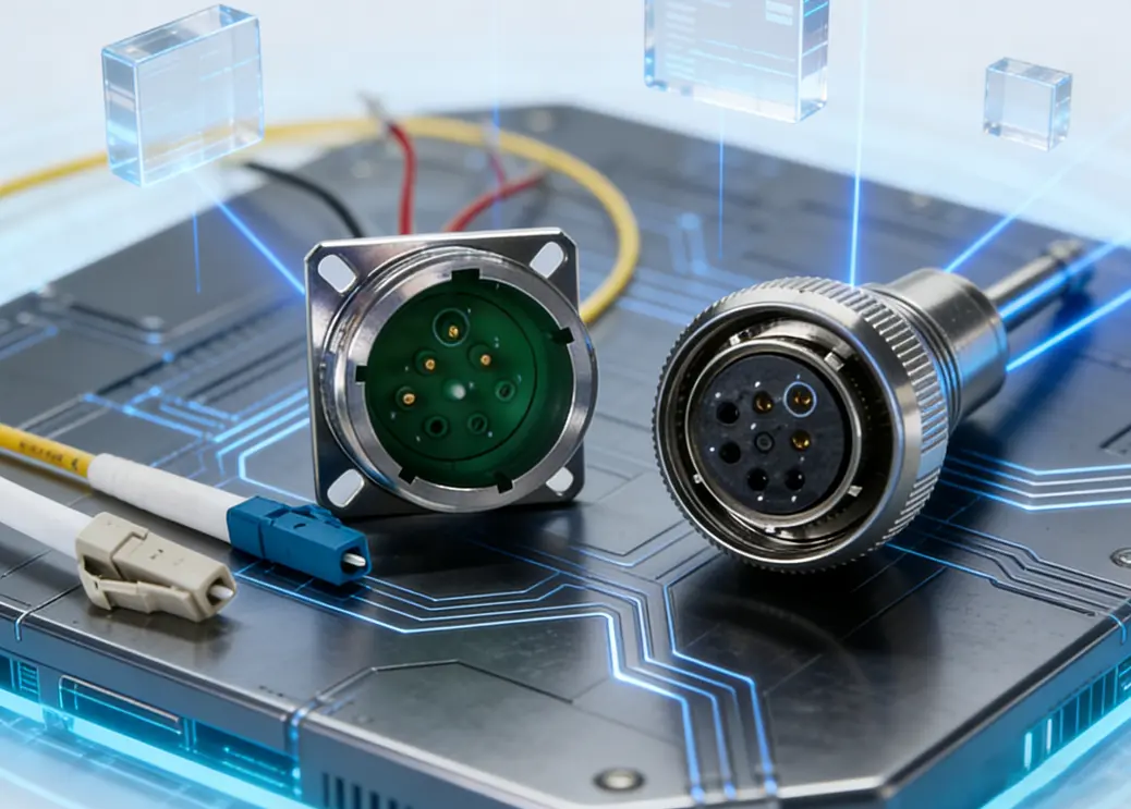 J599 lll Series hybrid optical-electrical connector J599 lll Series hybrid optical-electrical connector