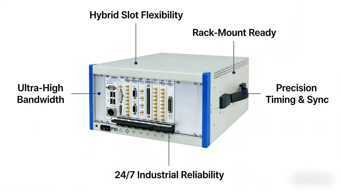 Domestic Modular Virtual Instrument Platform  PXIPXIe Chassis Series