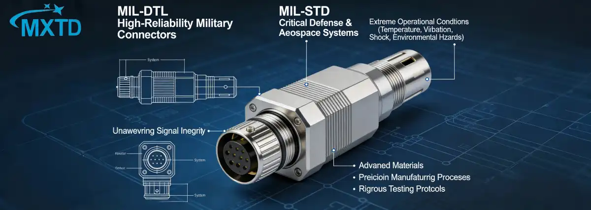 High-reliability military connector High-reliability military connector