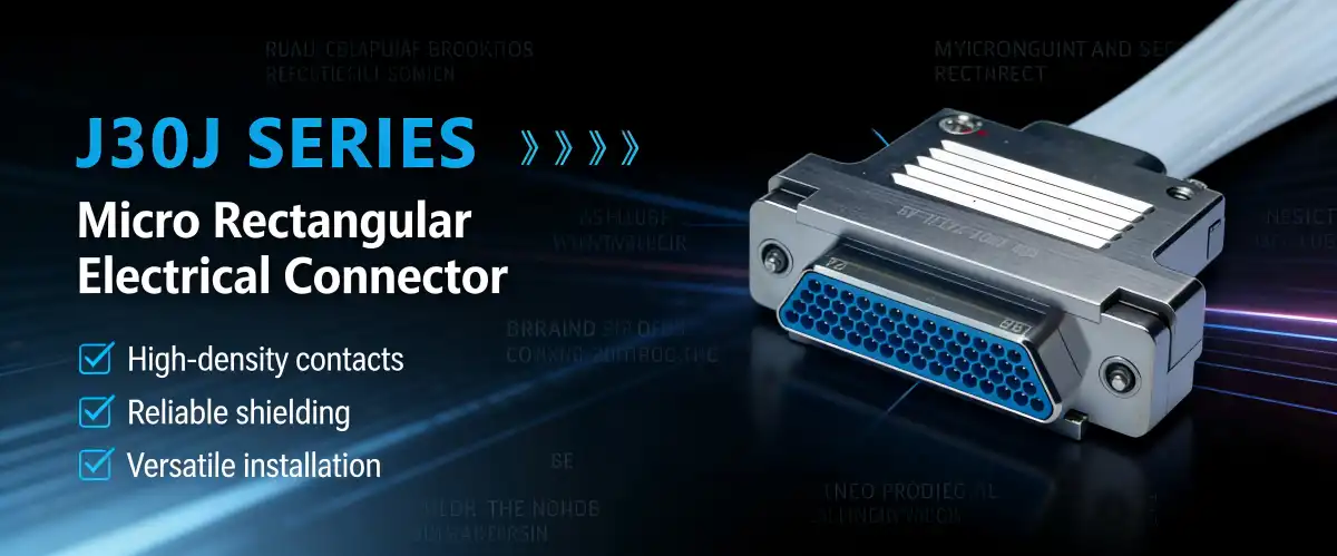 J30J Series Micro Rectangular Electrical Connector