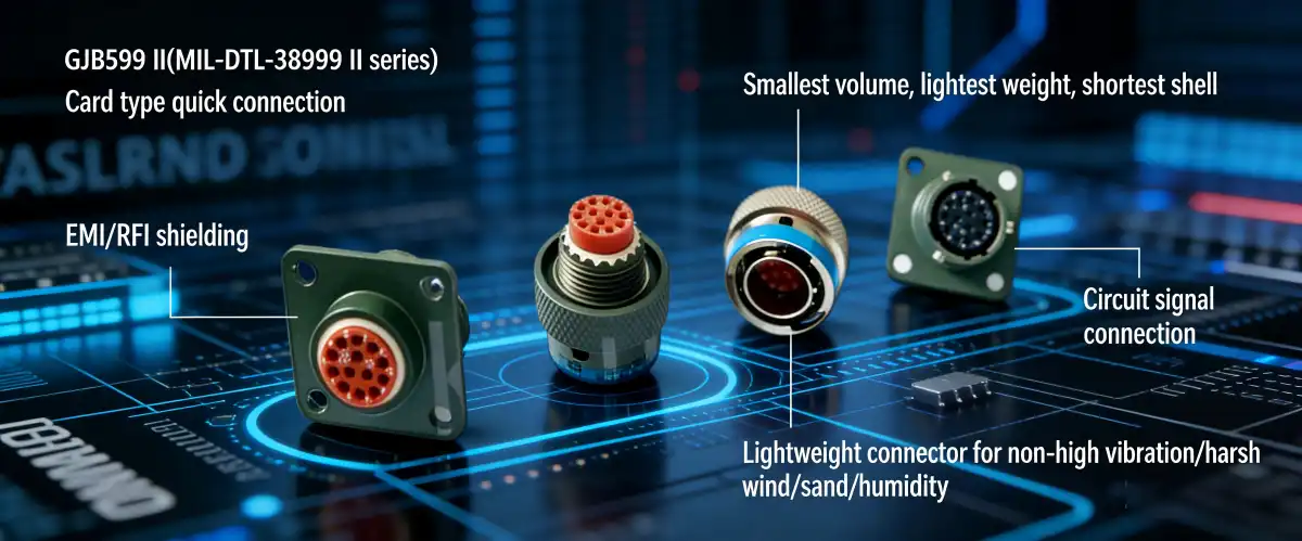 MIL-DTL-38999 II series Electrical connector