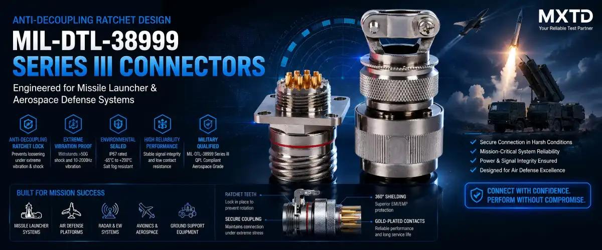 MIL-DTL-38999 Series III circular connector MIL-DTL-38999 Series III circular connector