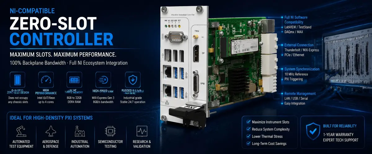 NI-compatible zero-slot controller NI-compatible zero-slot controller