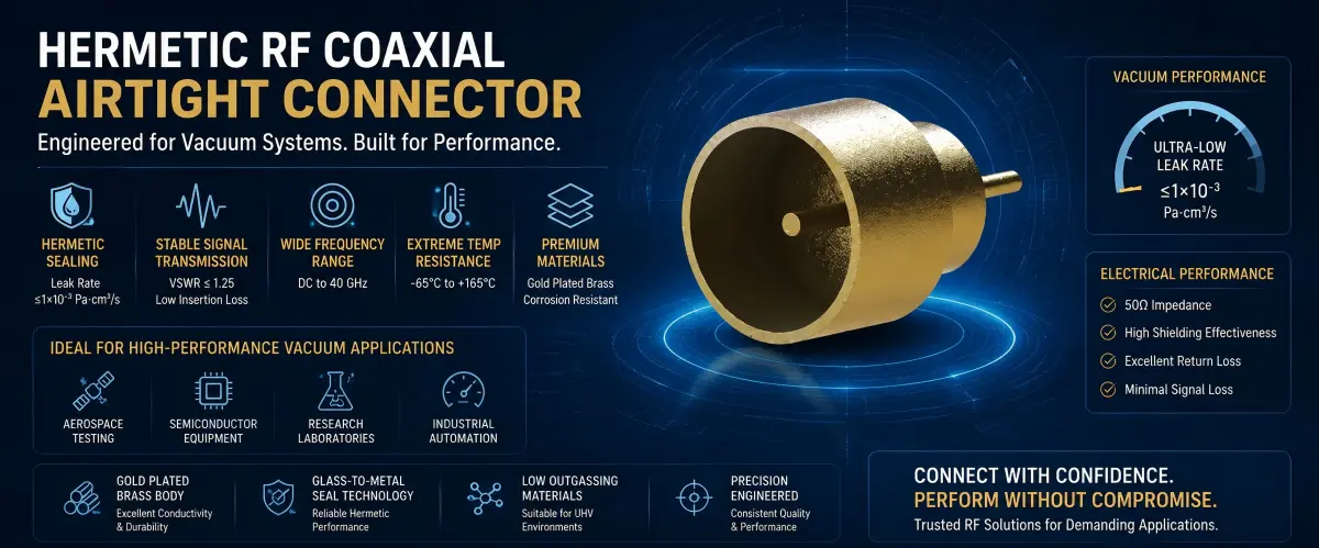 RF Coaxial Airtight Connectors