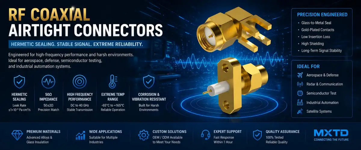 RF Coaxial Airtight Connectors