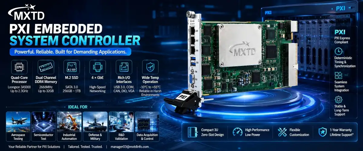 PXI Express System Slot Embedded Controller