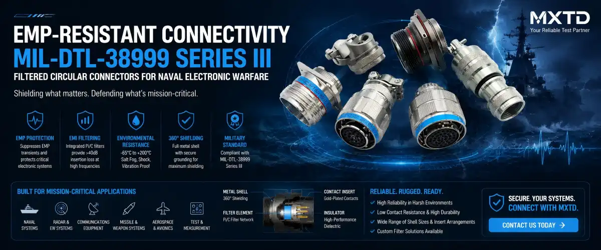 MIL-DTL-38999 Series III circular connector