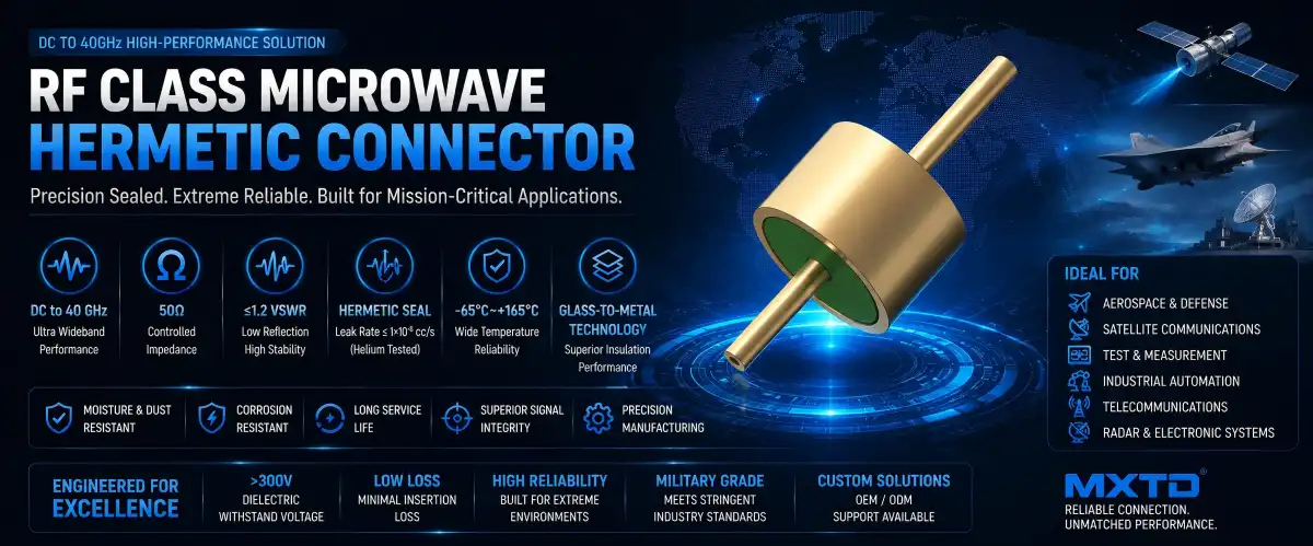 RF Class Microwave Hermetic Connector RF Class Microwave Hermetic Connector