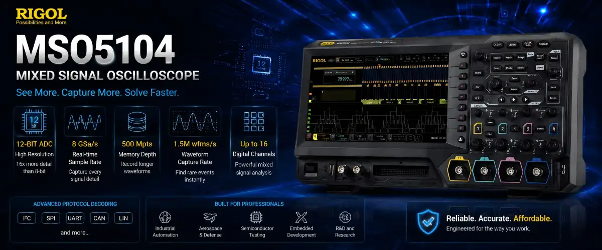 MSO5104 Hybrid Wave Generator 100MHz