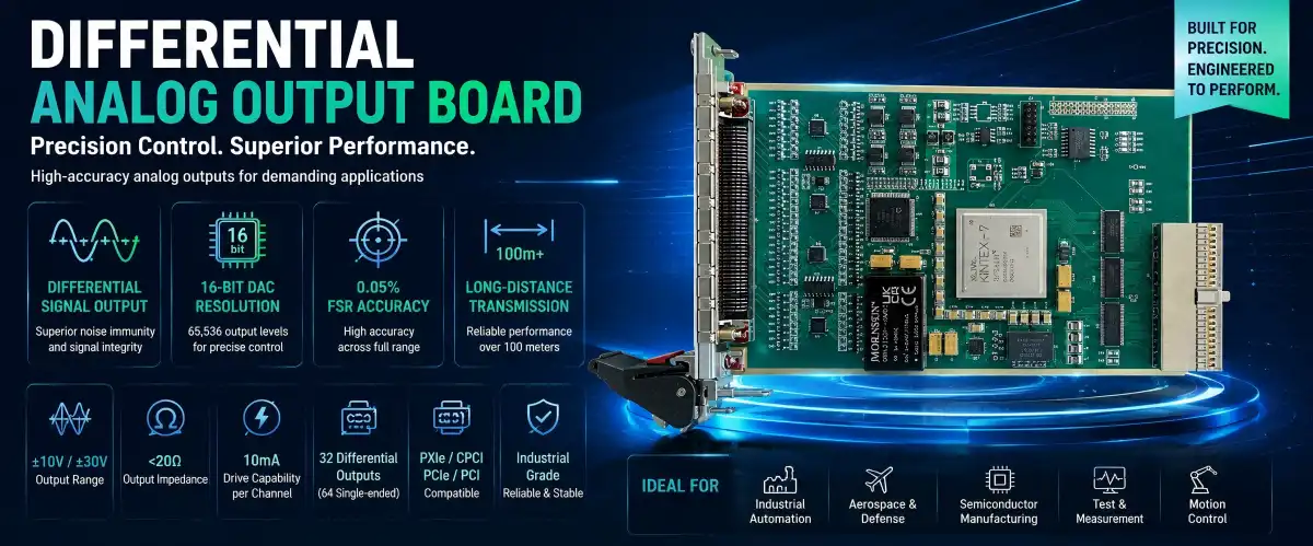 Differential Analog Output Board Differential Analog Output Board
