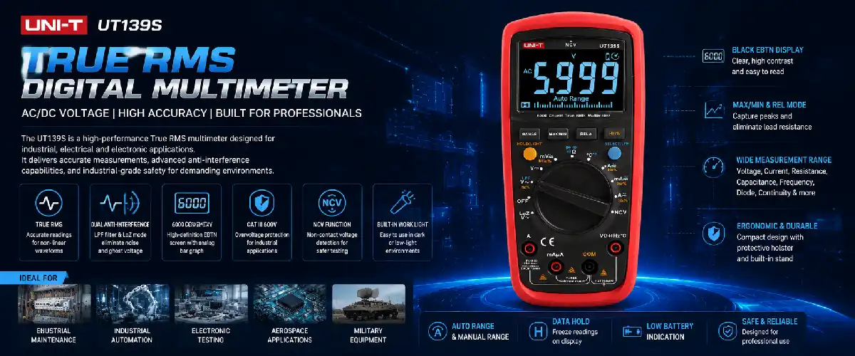 UT139S Digital Multimeter