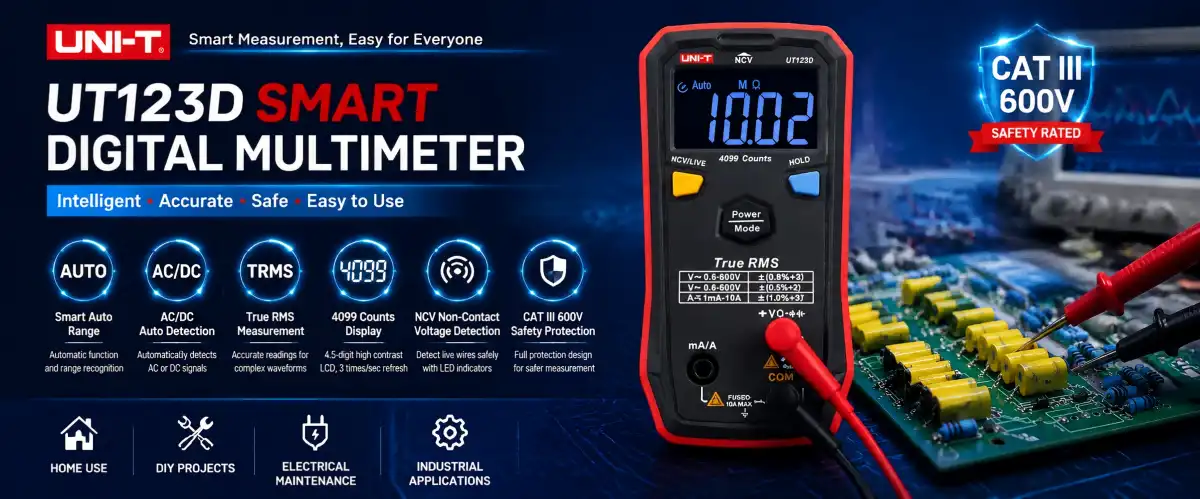 UT123D Intelligent Multimeter Beginner or Home UT123D Intelligent Multimeter Beginner or Home