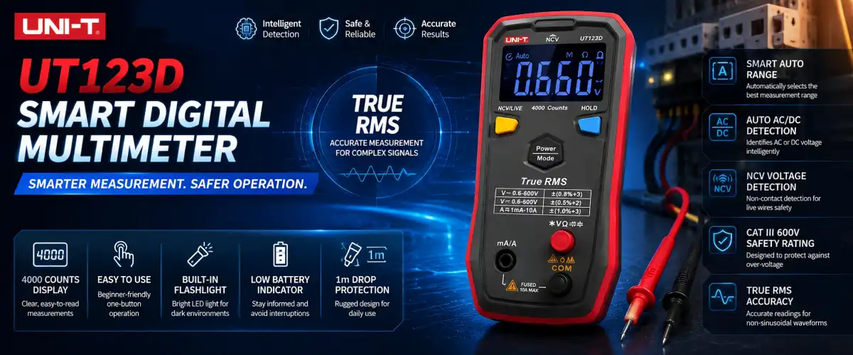 UT123D Intelligent Multimeter Beginner or Home
