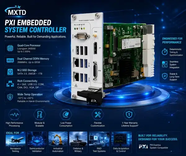 How to Select the Right PXI Embedded System Controller for Your System?