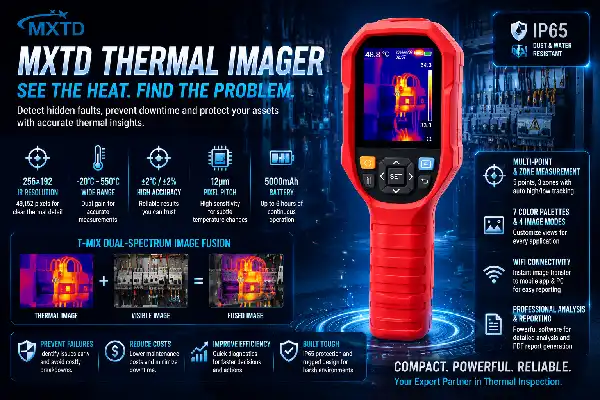 How Does UTI260B Heavy Duty Infrared Thermal Camera Detect Faults?