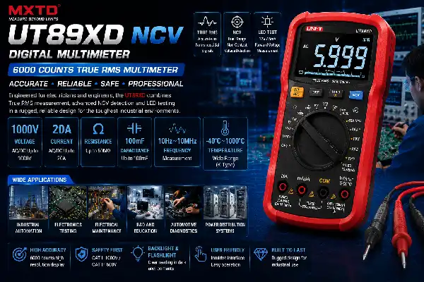 How to Select a UT89XD NCV Digital Multimeter for Your Work?