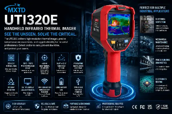 Why Choose UTI320E Handheld Infrared Thermal Imager for Inspections?