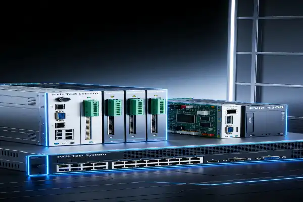 Which PXIe test systems support multi-channel data acquisition?