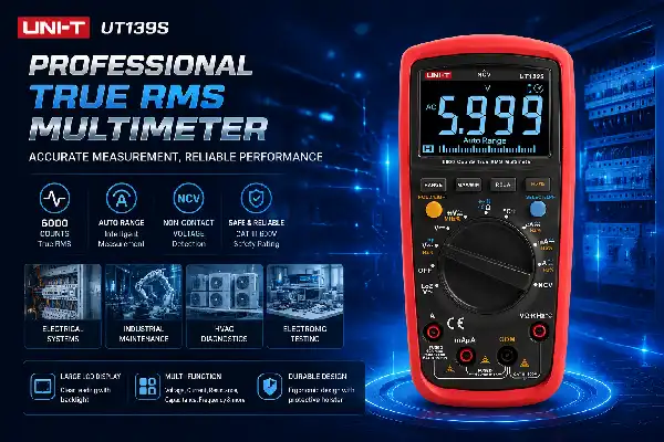 How to Use UT139S True RMS Digit Multimeter AC DC Voltage Effectively