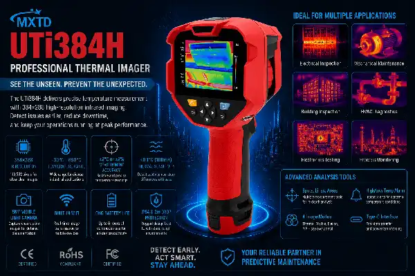 UTi384H Thermal Imager Features Every Technician Should Know